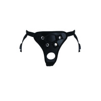 Трусики для страпону Chisa R.G.B Double Extensions Harness, чорні