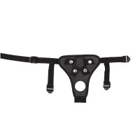 Трусики для страпону Chisa R.G.B Double Extensions Harness, чорні