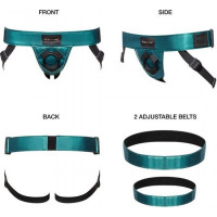 Трусики для страпон Curious Strap-On-Me, зелені, XS-XXL