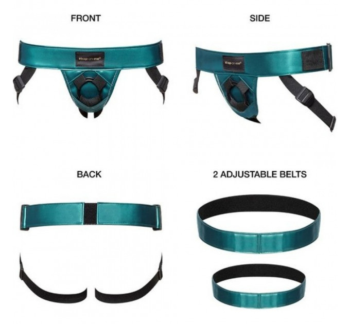 Трусики для страпон Curious Strap-On-Me, зелені, XS-XXL