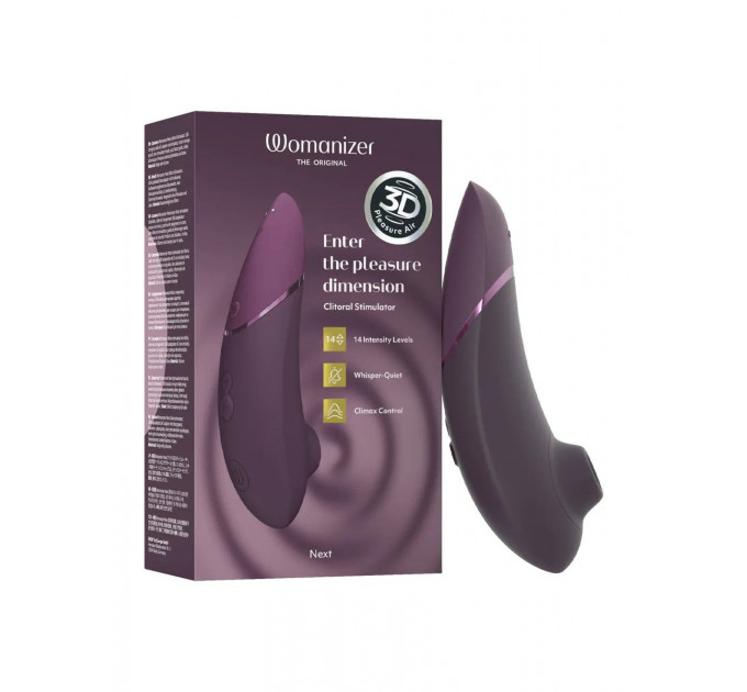 Вакуумний стимулятор Womanizer Next Dark, фиолетовый