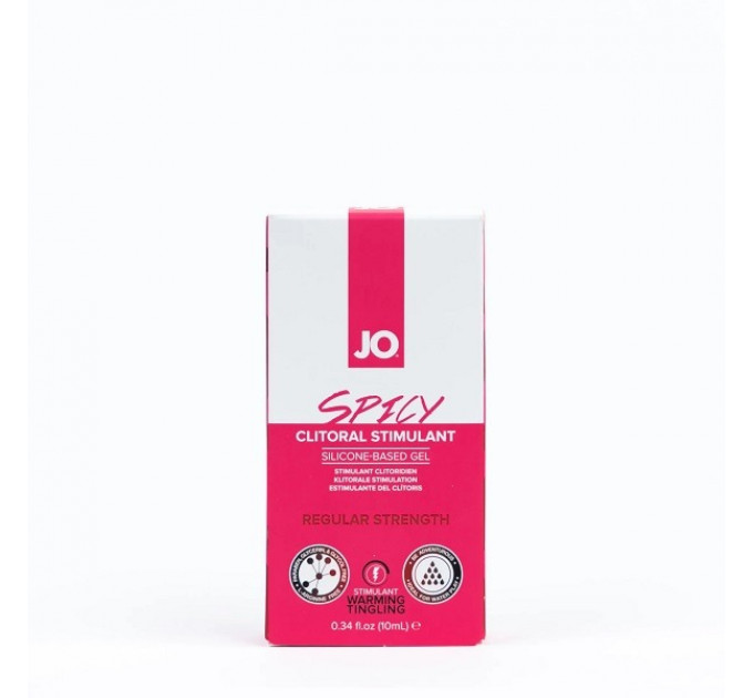 Возбуждающий клиторальный гель System JO SPICY WARMING (10 мл)