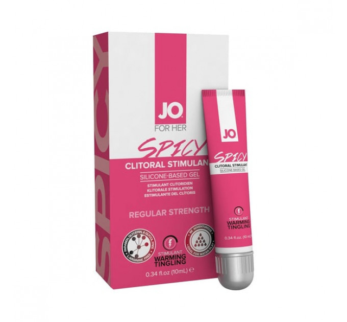 Возбуждающий клиторальный гель System JO SPICY WARMING (10 мл)