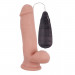 Вибратор реалистичный на присоске Chisa T-skin ReaL Ultra Beats Vibrating Dildo с пультом управления
