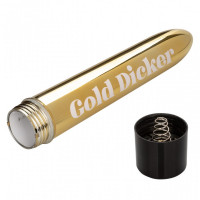 Вібратор Naughty Bits Gold Dicker Vibe