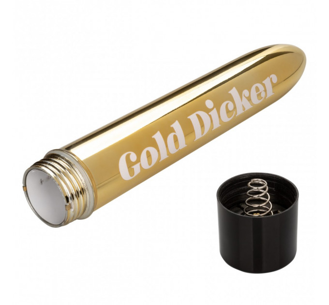 Вибратор Naughty Bits Gold Dicker Vibe