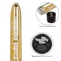 Вібратор Naughty Bits Gold Dicker Vibe