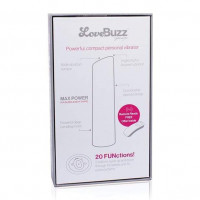 Вібратор-куля Screaming O LoveBuzz Positive Angle, чорний з різнокольоровими серцями