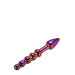 Стеклянный анальный стимулятор Dream Toys GLAMOUR GLASS RIDGED ANAL DILDO