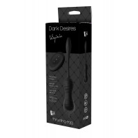 Виброяйцо с пультом управления Dream Toys Dark Desires Virginia черный, 18.6 х 3.5 см
