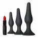Набор анальных пробок EasyToys Butt Plug Set, черный