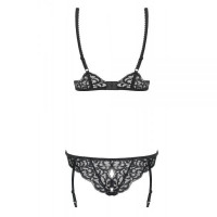 Боді Laluna crotchless Teddy black L / XL