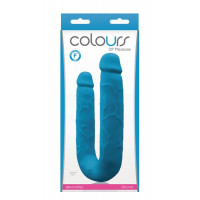 Подвійний фалоімітатор COLOURS DP PLEASURES BLUE