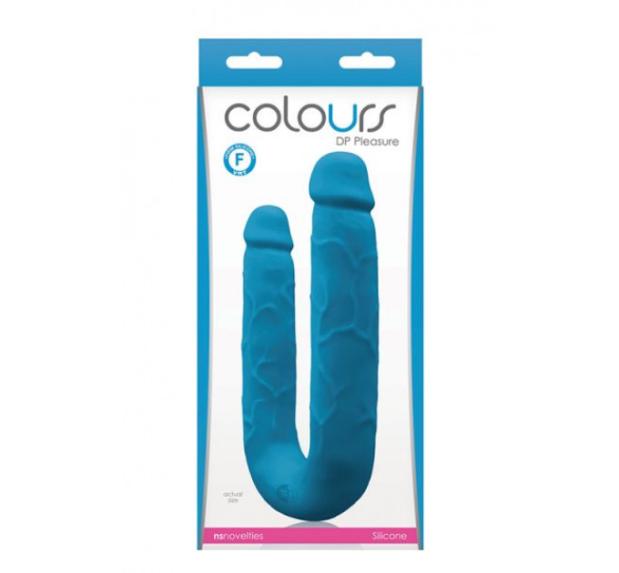 Двойной фаллоимитатор COLOURS DP PLEASURES BLUE