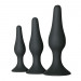 Набор анальных пробок EasyToys Butt Plug Set, черный