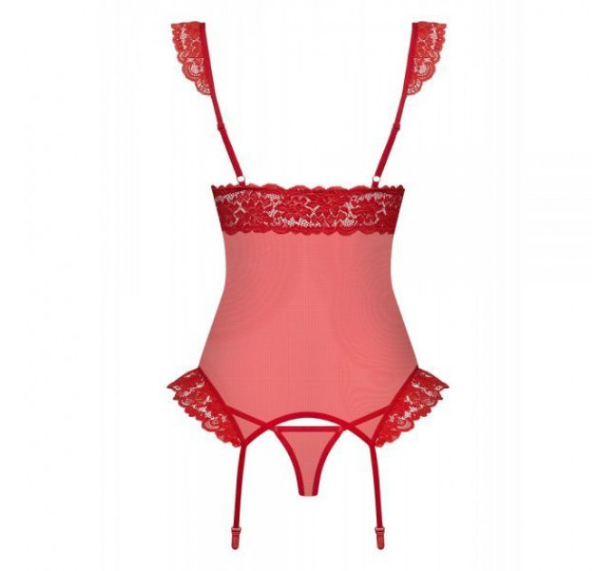 Корсет Obsessive 863-COR-3 corset & thong L/XL