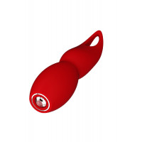 Вібратор Dream Toys з гнучким наконечником пелюсткою, червоний