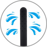 Насадка для анального душа Chisa Black Mont, черная