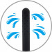 Насадка для анального душа Chisa Black Mont, черная