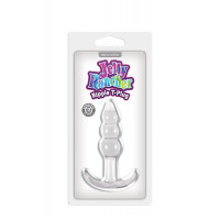 Анальная пробка прозрачная JELLY RANCHER T-PLUG RIPPLE CLEAR