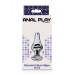 Анальная пробка с кристаллом Toy Joy Diamond Bum Bijou, серебристый, Small