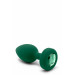 Анальна пробка з вібрацією та пультом B-Vibe - Vibrating Jewel Plug M/L Emerald