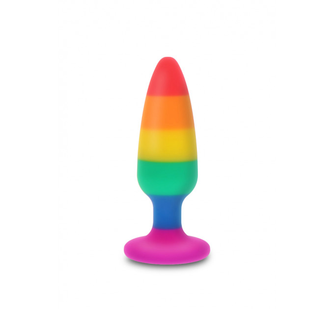 Анальная пробка TOY JOY Hunk Plug, L, разноцветная, 13 х 3.9 см