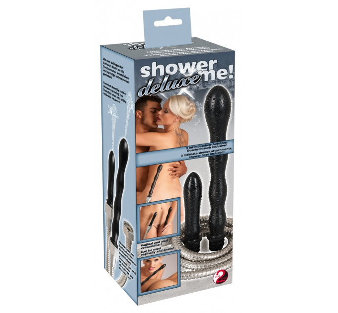 Анальний душ You2Toys Shower me deluxe шланг та 2 насадки