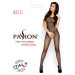 Бодистокинг с геометрическим узором Black Bodystocking Open Crotch BS010-black