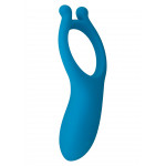 Ерекційне кільце з вібрацією Toy Joy синє, 11 х 5.5 см