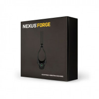 Ерекційне вібро-кільце із затяжкою Nexus Forge, чорне