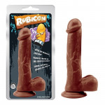 Фаллоимитатор реалистичный на присоске CHISA Rubicon коричневый; 22,5 см