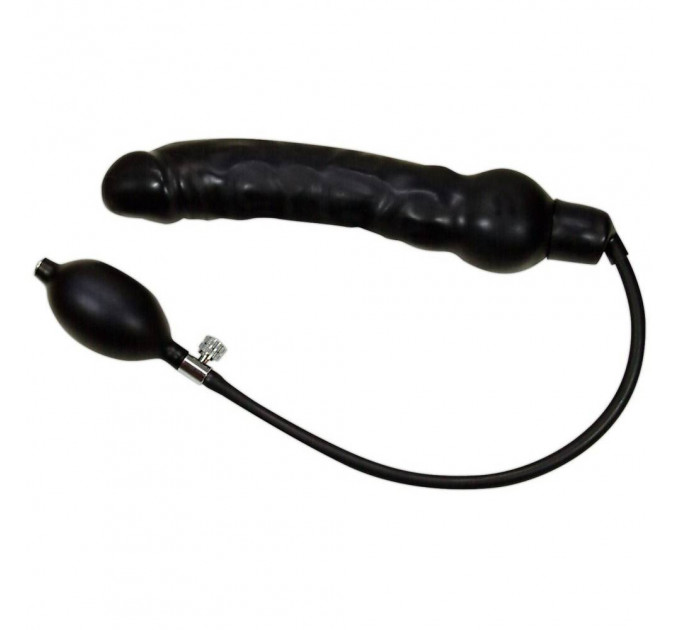 Фаллоимитатор реалистик с накачкой You2Toys PL Blow me up Dildo черный, 25 х 4.2 см