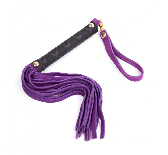 Флоггер DS Fetish Leather flogger S purple