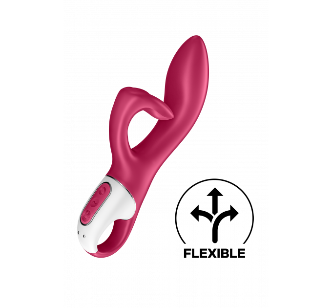 Гибкий двойной вибратор SATISFYER EMBRACE ME BERRY