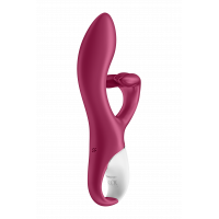 Гнучкий подвійний вібратор SATISFYER EMBRACE ME бордовий