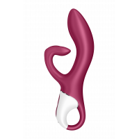 Гнучкий подвійний вібратор SATISFYER EMBRACE ME бордовий