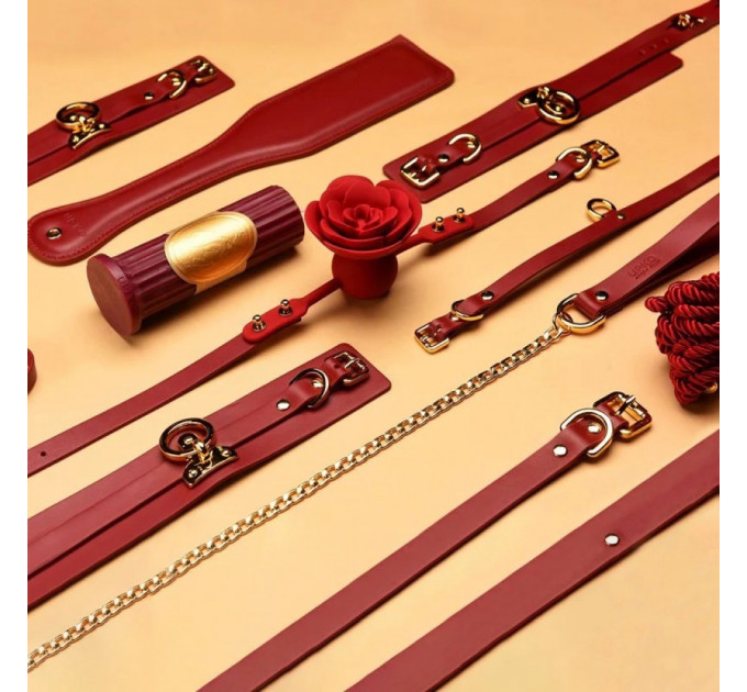 Кляп в форме Розы красный Rose Ball Gag UPKO