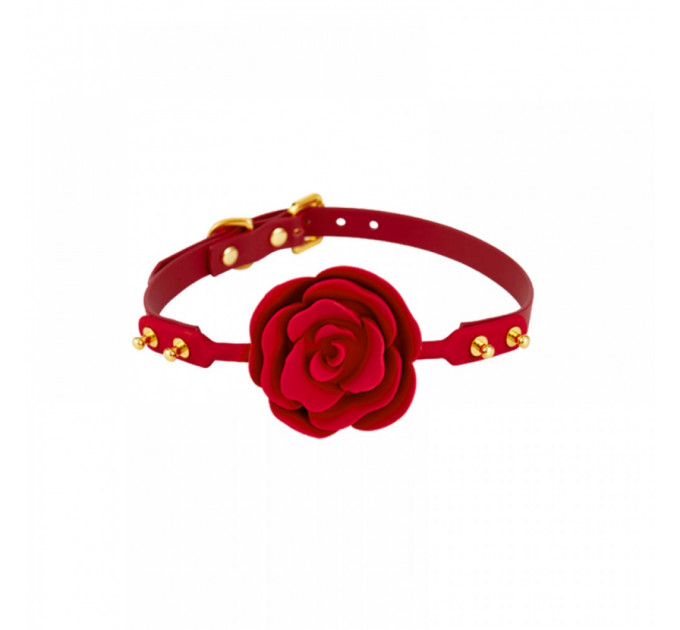 Кляп в форме Розы красный Rose Ball Gag UPKO