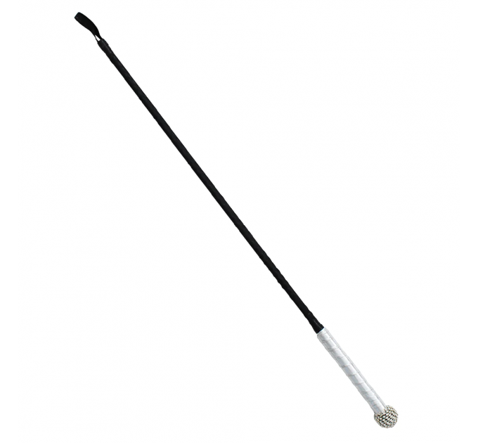 Кнут с алмазами DS Fetish Whip diamond black