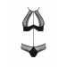 Комплект белья с ажурными вставками SCARLET BIKINI black S/M - Passion