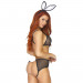 Комплект нижнего белья Leg Avenue Bunny Black O\S
