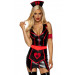 Костюм сексуальной медсестры Naughty Nurse Leg Avenue, 4 предмета Black - M