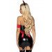 Костюм сексуальной медсестры Naughty Nurse Leg Avenue, 4 предмета Black - M