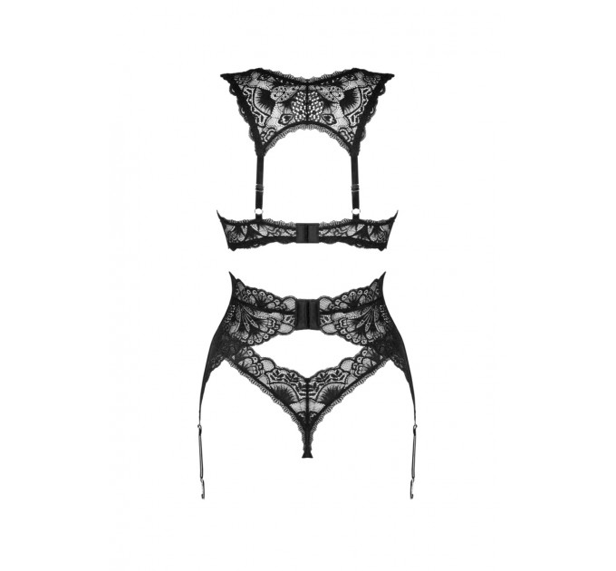 Кружевной комплект из 3 предметов Obsessive Donna Dream 3-pcs set M/L