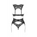Кружевной комплект из 3 предметов Obsessive Donna Dream 3-pcs set M/L