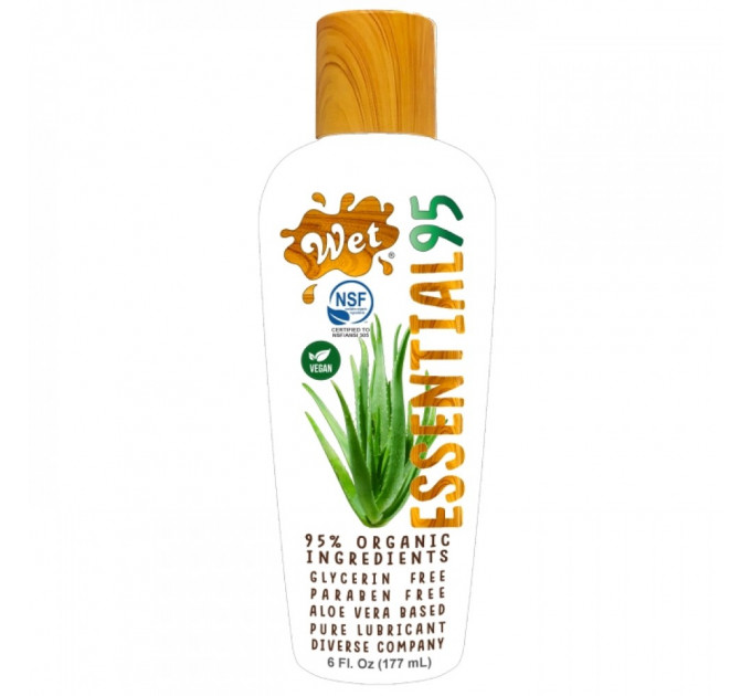 Лубрикант WET Essential95 Certified 95% Organic Aloe Based 177 мл