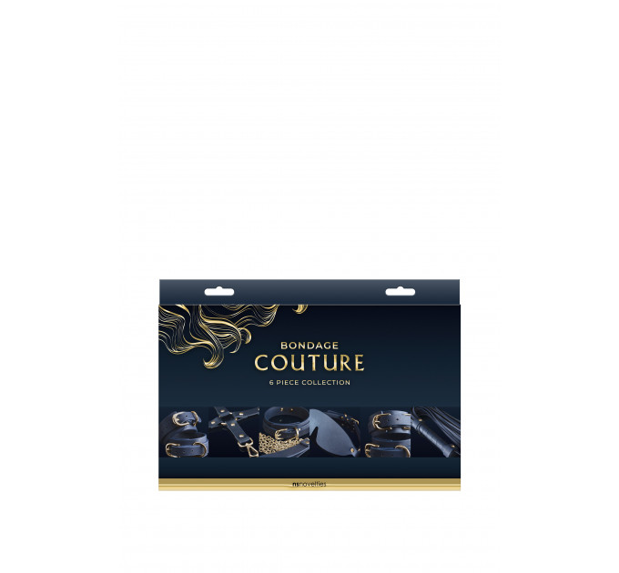 Набор для BDSM 6 предметов BONDAGE COUTURE 6 PIECE KIT BLUE