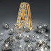 Ошейник с надписью SMD, кожа Lockink