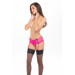 Пояс для чулок DREAM OF ME CRTLS GARTER THONG PINK, S/M